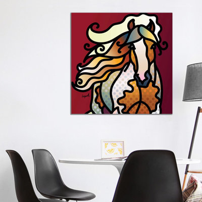 Hot To Trot by Lisa Lopuck - Wrapped Canvas Print