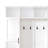 Versatile 3-in-1 Hall Tree with 6 Hooks, Farmhouse Walnut Storage Bench with Adjustable Shelves, 55"W Entryway Coat Rack with Multiple Storage Space-1419567377