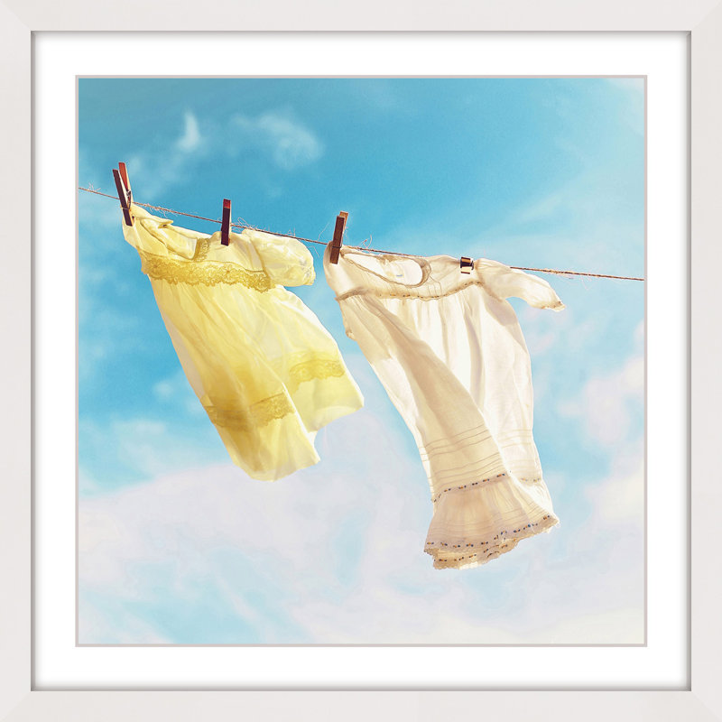 « summer breeze » par sylvia cook, reproduction d’art encadrée, H 12 po x l 12 po x P 1,5 po
