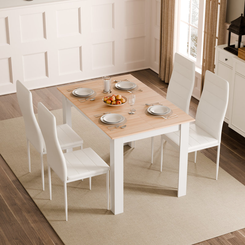 4 - Person Dining Set, Brown