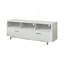 White 60-Inch Drawer Storage TV Console