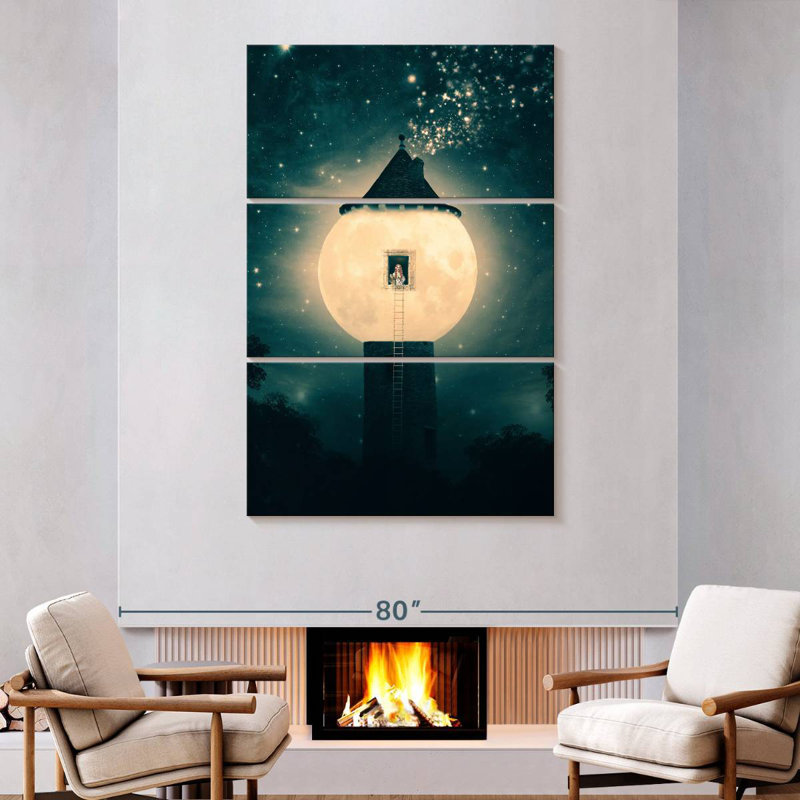 Oberle The Moon Tower, 74" H x 48" W