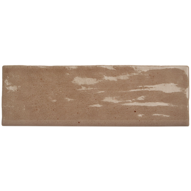 Kingston 2,55 po X 7,87 po Carreau de faïence en céramique émaillée (0,14 pi2 / chaque), Brun