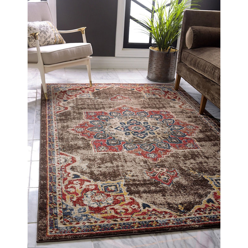 Yates Oriental Indoor Rug, Rectangle 4'1" x 6'1"