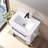 Grasmick 24''White Free-Standing Single Bathroom Vanity Set With 2-Drawers