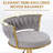 Velvet Swivel Bar Stool Set Of 2, Adjustable Counter Height Armless Barstools, Kitchen Island Chairs, Upholstered Bar Chairs-880169741
