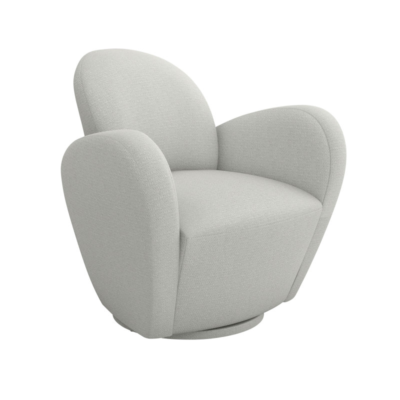 Fauteuil pivotant l 34 po Miami, 100 % polyester Fresco