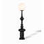 Luminaire sphérique colonne Mid-Century