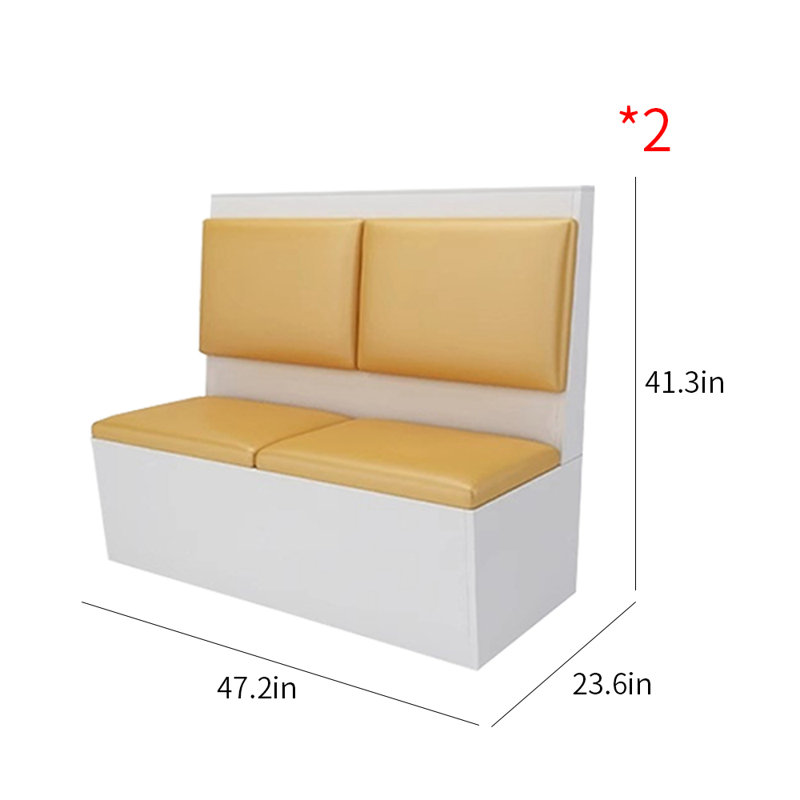 Banc rembourré en similicuir Ranchester