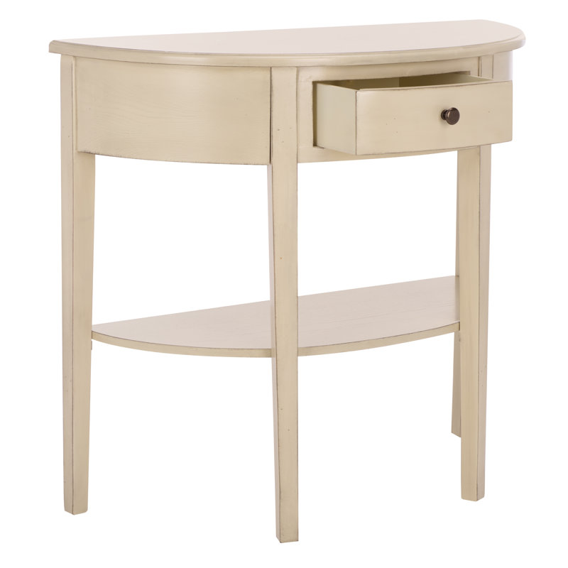 Console en bois massif 33,9 ", Bouleau blanc