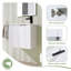 Meuble-lavabo mural simple 13 po avec comptoir en céramique
