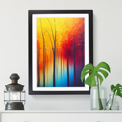Autumn Forest In Colour Framed Print