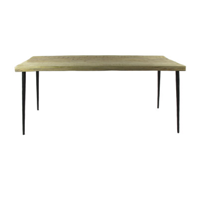 Lecroy Solid Wood Top Dining Table