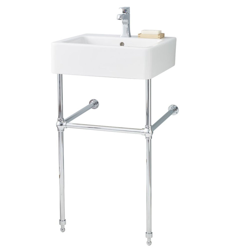 Nuovella 19.75'' L Bathroom Sink, Chrome
