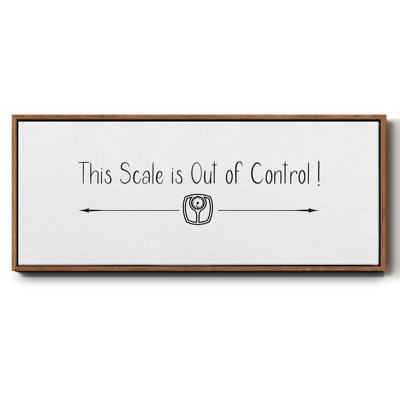 This Scale- Framed Canvas