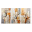 Abstraction géométrique - ensemble d'art abstrait de 3 pièces-653460817-653460822