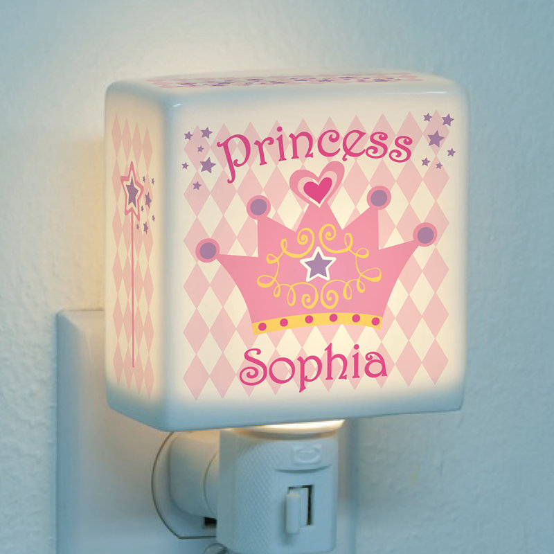 Princess Night Light with Custom Name Printed, Yes
