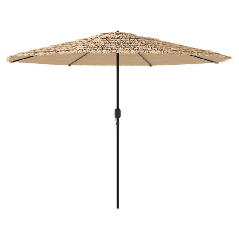 Beach Parasol, Brown, white and pink, 247cm H x 324cm W x 324cm D