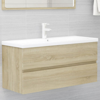 Audon 1000mm Single Bathroom Vanity with Integrated Ceramic Basin