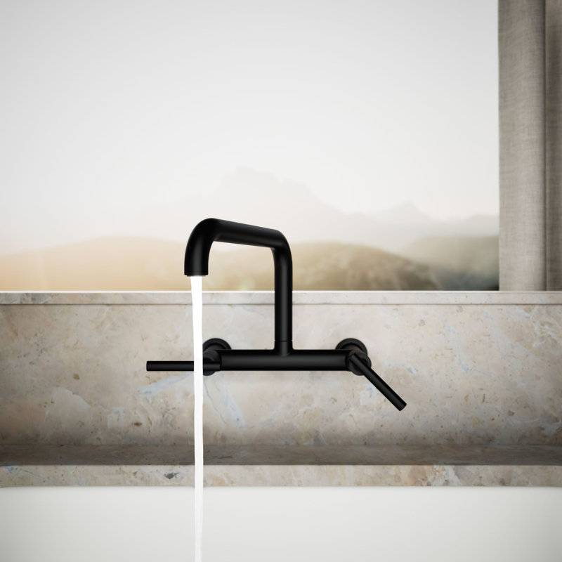 Purist® Bridge Faucet, Matte Black