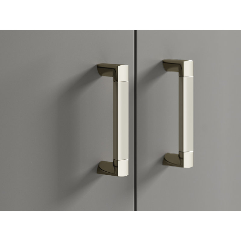 Poignée d'armoire 4½ po Seer, Nickel brossé