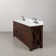 Aberdeen 72 In. Double Sink Carrara White Marble Countertop Vanity In Rustic Sierra With Hook Faucets