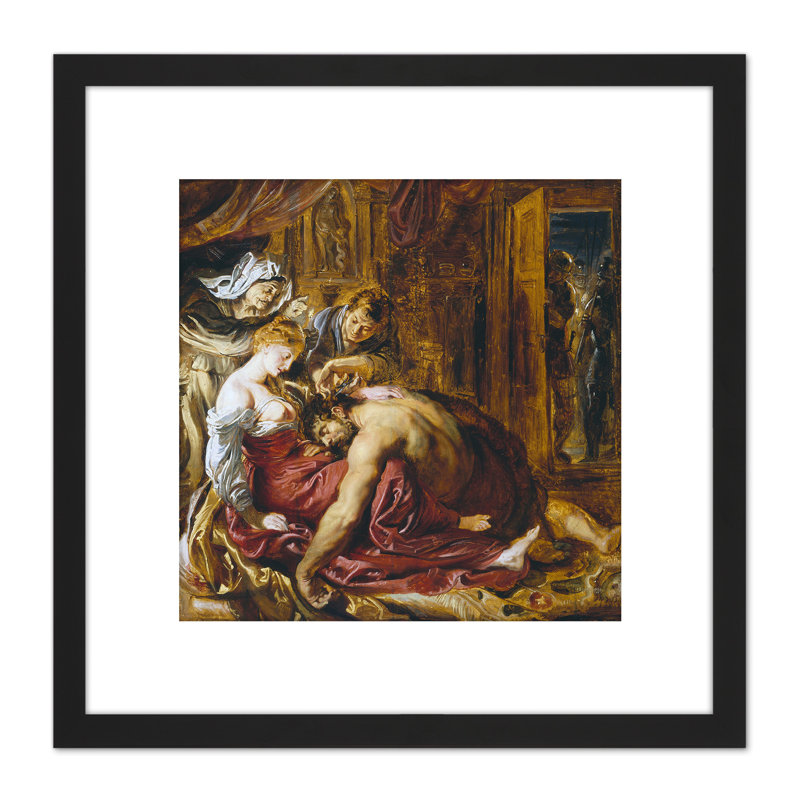 Samson And Delilah by Peter Paul Rubens - Single Picture Frame Painting