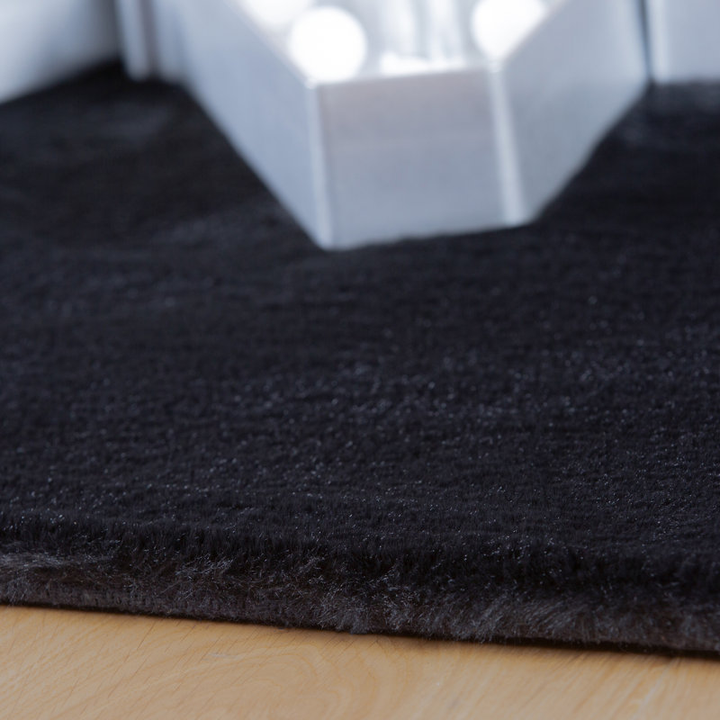 Cha Cha Hand Tufted Area Rug, Black, Rectangle 160 x 230cm