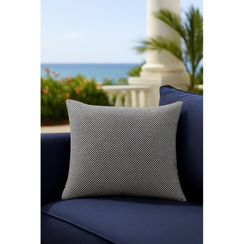 Outdoor Living Pillow Cover, Navy Blue, Square 20", Pillow Cover Only - No Insert