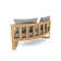 Circular Modular Teak 8 - Person Patio Conversation Sets with Sunbrella® Cushions
