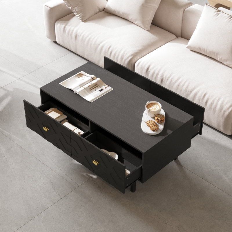 47.2'' W Coffee Table With 4-Drawer