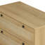 Commode à tiroirs moderne avec corde tissée pour chambre à coucher, salon (ensemble de 2)-301359993