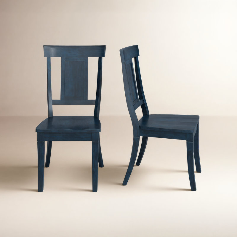 Chaise d'appoint Fortville, Denim antique