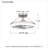 Chasitie Ceiling Fan with LED Lights