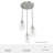 Lochemeade 3 Light Round Cylinder Cluster Pendant-66692746-66692747