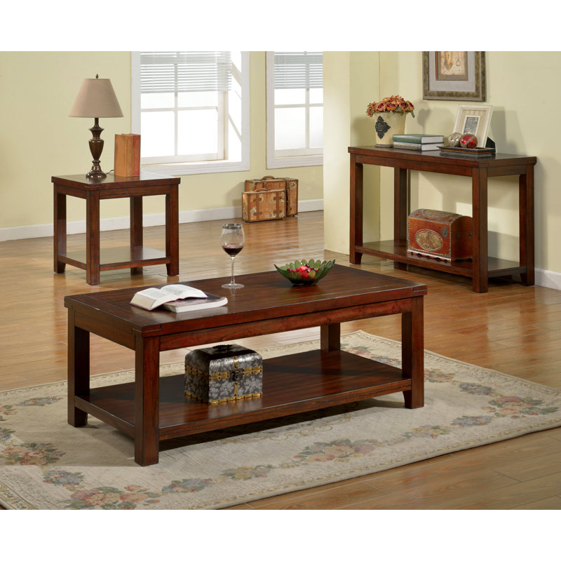 Abram Solid Wood End Table