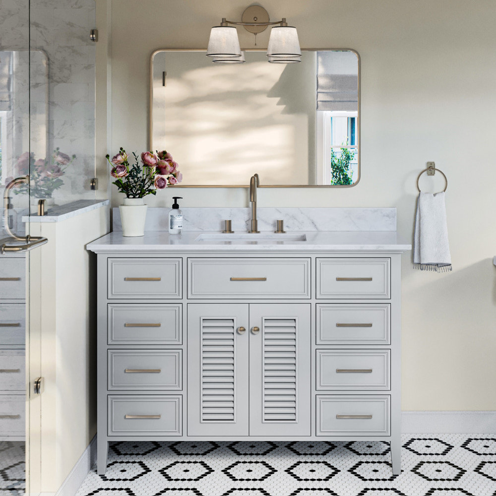 49'' Single Bathroom Vanity, Gray