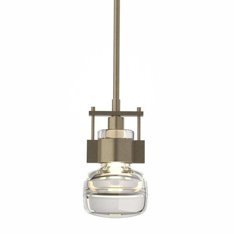 Cuff 1 - Light Single Globe Pendant, Medium, Soft Gold