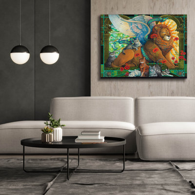 «The Protector» par David Galchutt, art mural sur toile