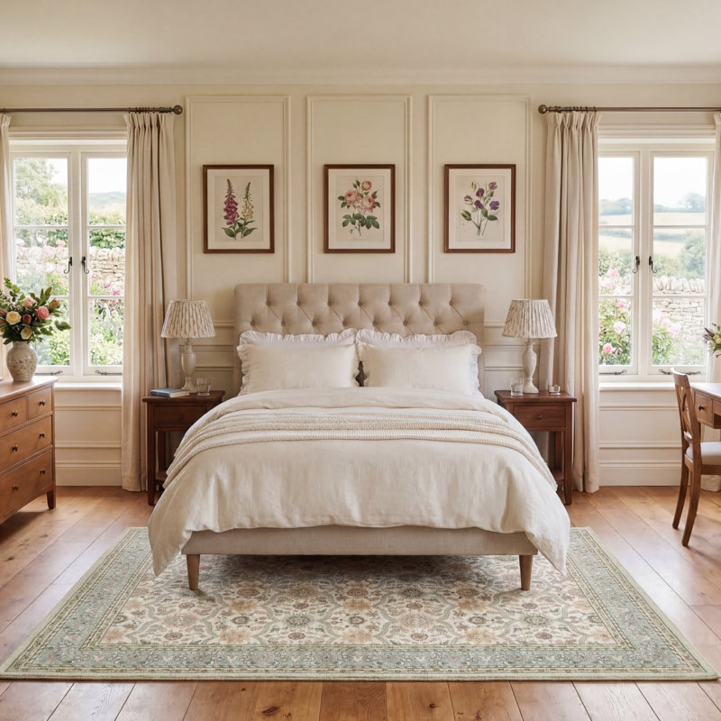 Laura Ashley Lambrook Imagine Printed Chenille Rugs, Rectangle 8' x 10'