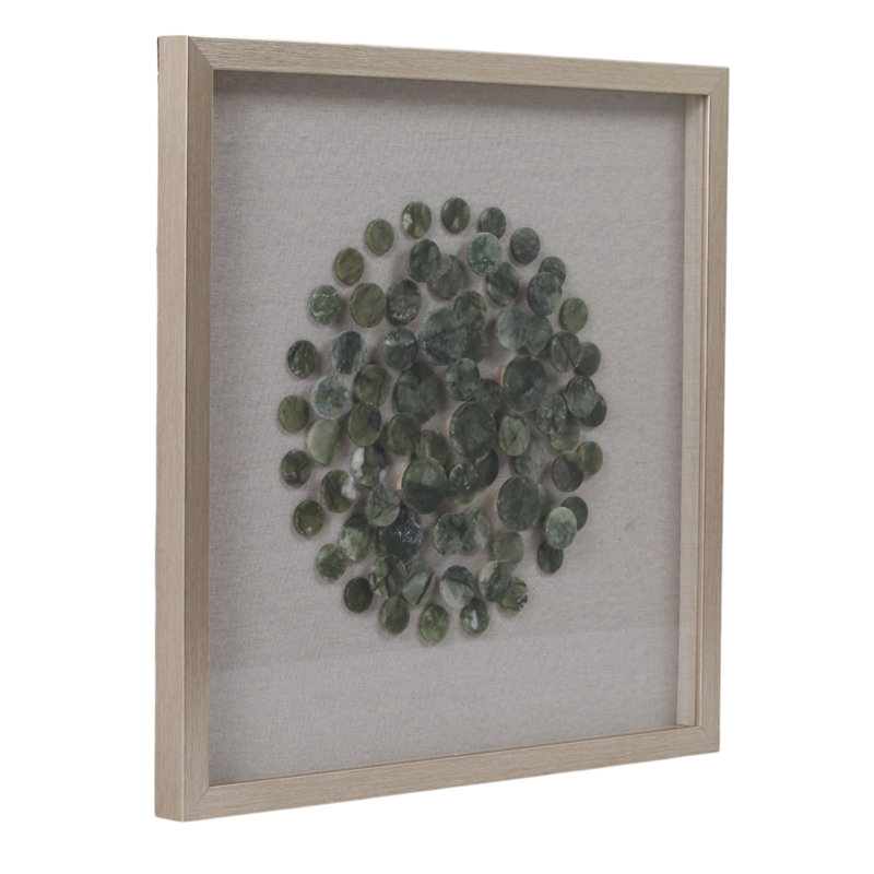 Décoration murale encadrée en bois Canvas Art