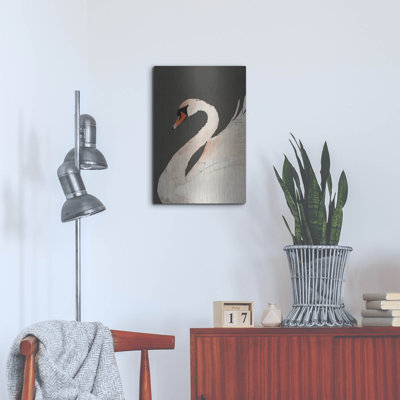 Art mural en métal Winston Porter «The Swan» par Andreas Magnusson