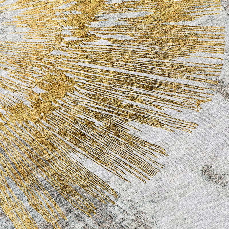 Tapis beige rond 8 po