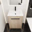 24 Inch Freestanding Bathroom Vanity With White Resin Sink