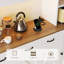 180cm Kitchen Pantry With LED Lights and Charging Station, 4 Drawers,6 Cabinets, Adjustable Shelves