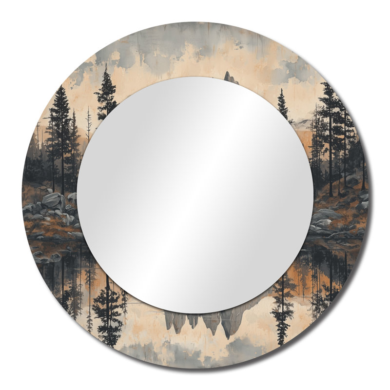 Miroir d'appoint mural, 23 po x 23 po