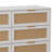 43.31"6-Drawers Rattan Storage Cabinet Rattan Drawer,For Bedroom,Living Room,White