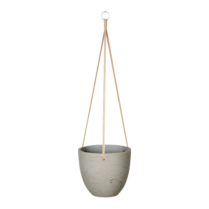 Mayas Classic Hanging Pot, 8.3" H x 9.8" W x 9.8" D