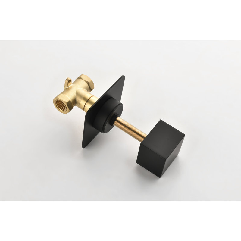 3,51 po Robinet X 2,21 po - Poignée ajustable en laiton moulé 3/4 po
