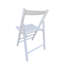 2 chaises pliantes en bois massif - blanc, assise confortable, pliable pour l'espace, divers réglages, supportant 220 lb, 2 chaises blanches, siège et dossier, pour différents événements, peu encombrant, léger,